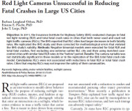 Red light camera report