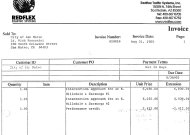 San Mateo invoice