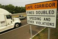 Safe Corridor sign